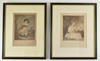 AFTER JOSHUA REYNOLDS - TWO 18TH CENTURY ENGRAVINGS