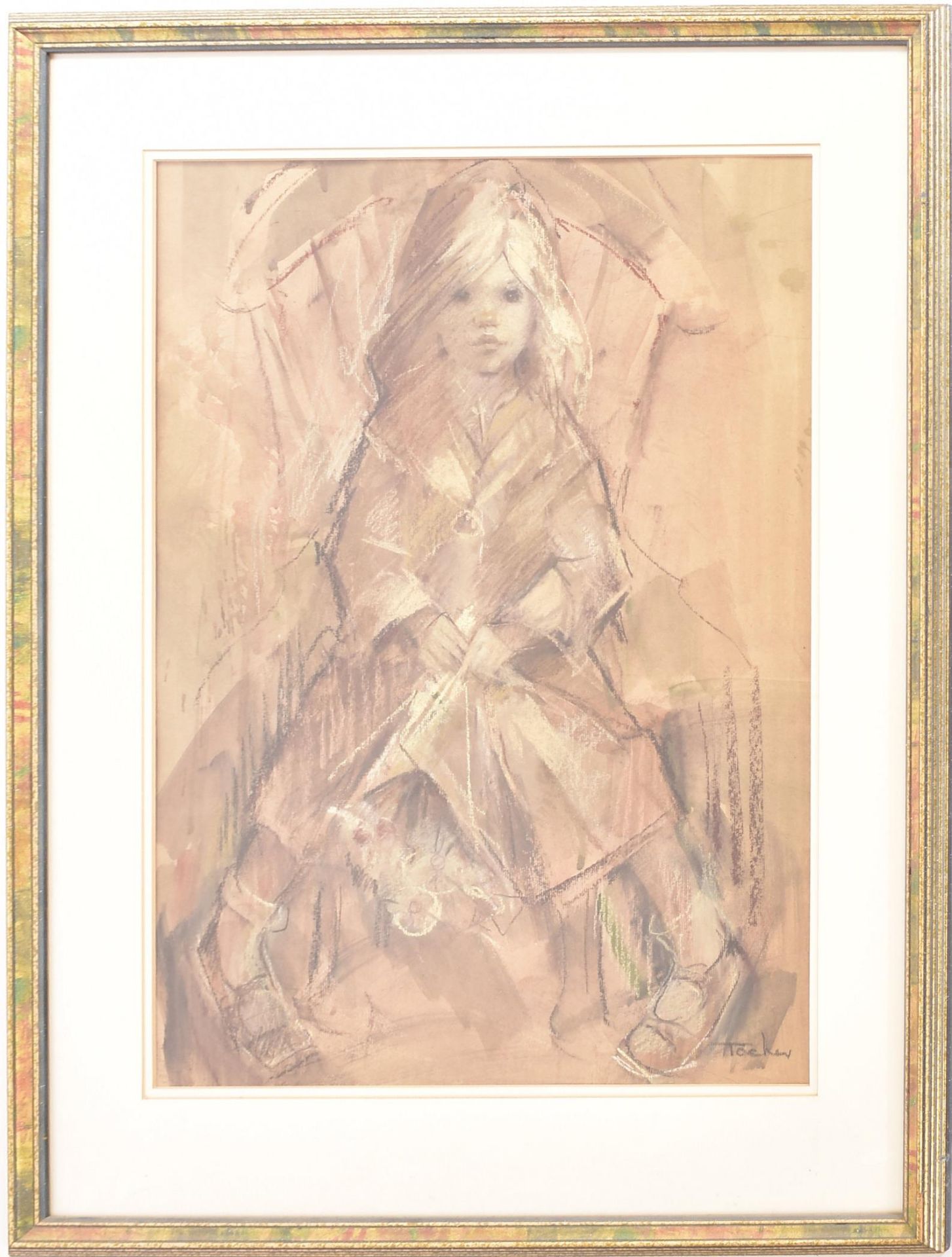 YVONNE TOCHER (1920-2013) - UNTITLED PORTRAIT - Image 2 of 4