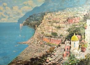 MARIO SANZONE (B. 1946) - POSITANO - 2008