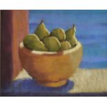 GAIL LILLEY (20TH CENTURY) - PEARS AT THE LAKE - 1993