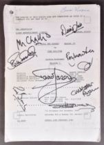 ONLY FOOLS & HORSES - LITTLE PROBLEMS - AUTOGRAPHED SCRIPT