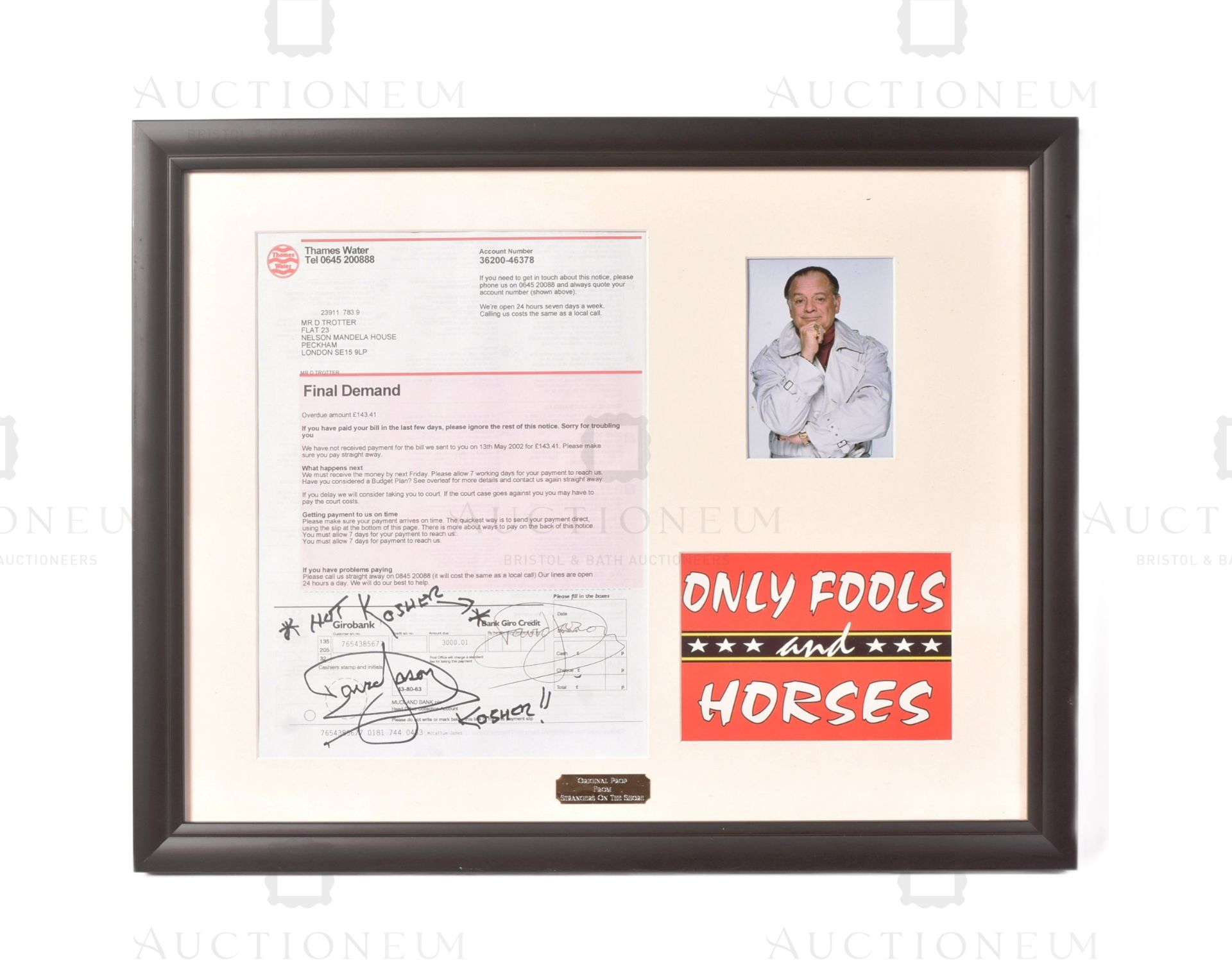 ONLY FOOLS & HORSES - STRANGERS ON THE SHORE ORIGINAL PROP