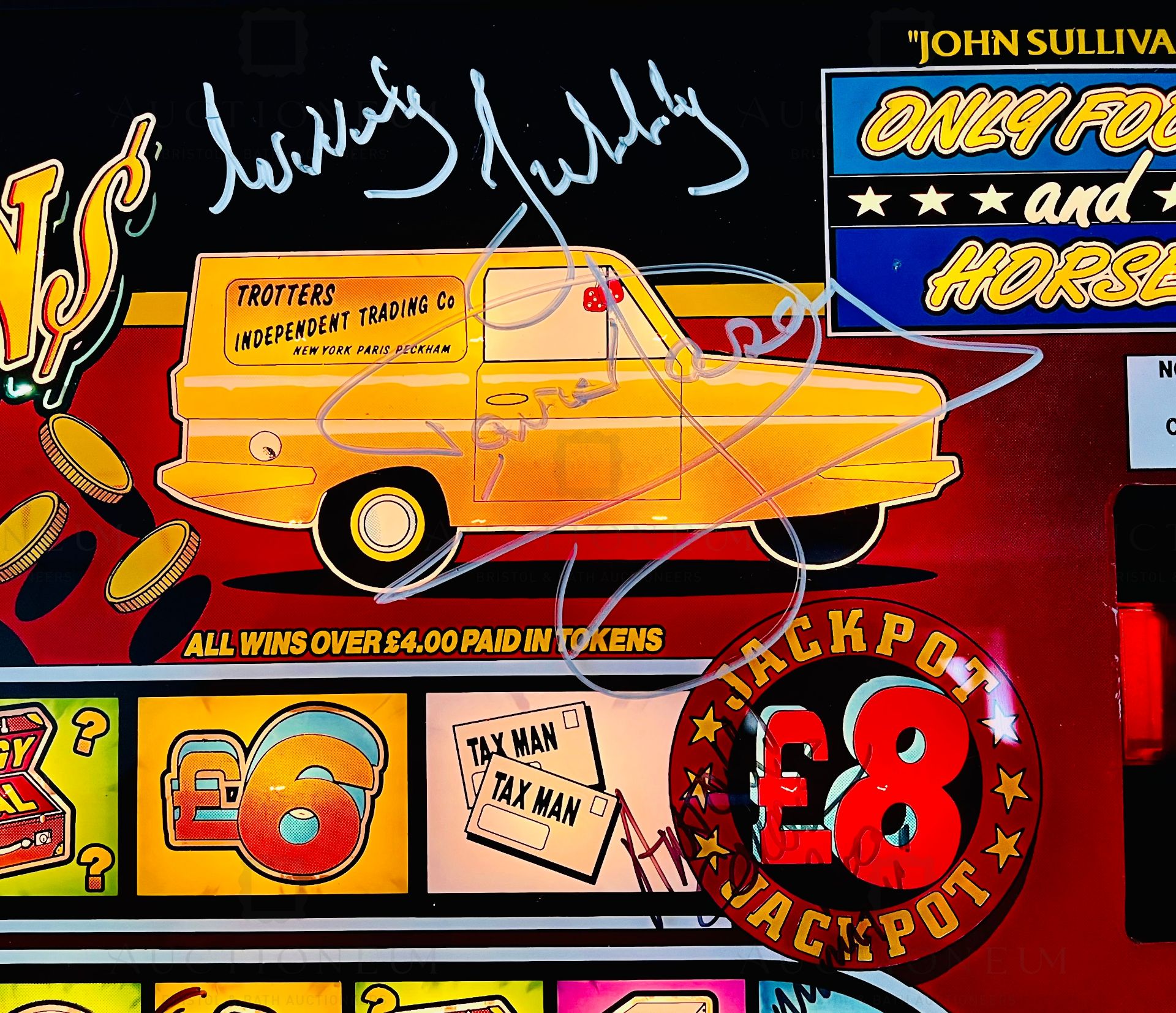 ONLY FOOLS & HORSES - SCARCE 'DEL'S MILLIONS' FRUIT MACHINE - SIGNED - Image 2 of 18
