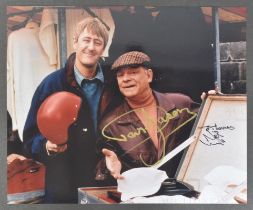 ONLY FOOLS & HORSES - DAVID JASON & NICHOLAS LYNDHURST SIGNED 8X10"