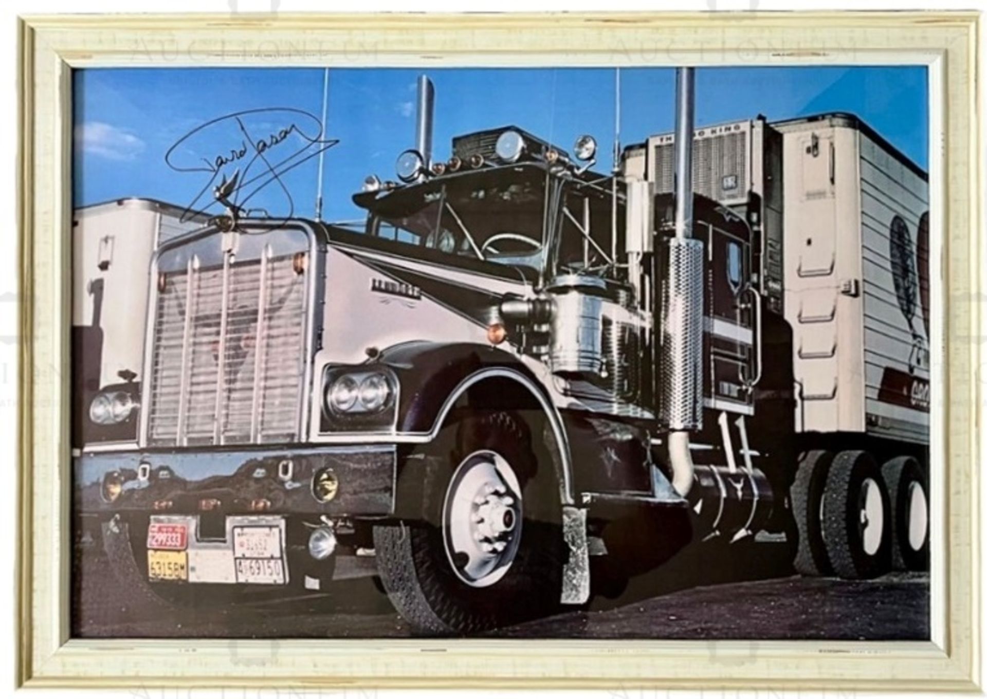 ONLY FOOLS & HORSES - AUTOGRAPHED 'AMERICAN TRUCK' POSTER - Image 3 of 6