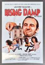 RISING DAMP THE MOVIE (1980) - SIGNED 8X12" COLOUR POSTER PHOTO