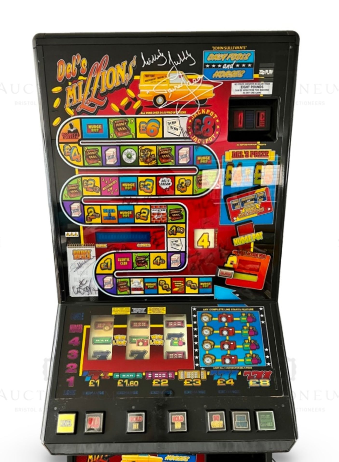 ONLY FOOLS & HORSES - SCARCE 'DEL'S MILLIONS' FRUIT MACHINE - SIGNED - Image 14 of 18
