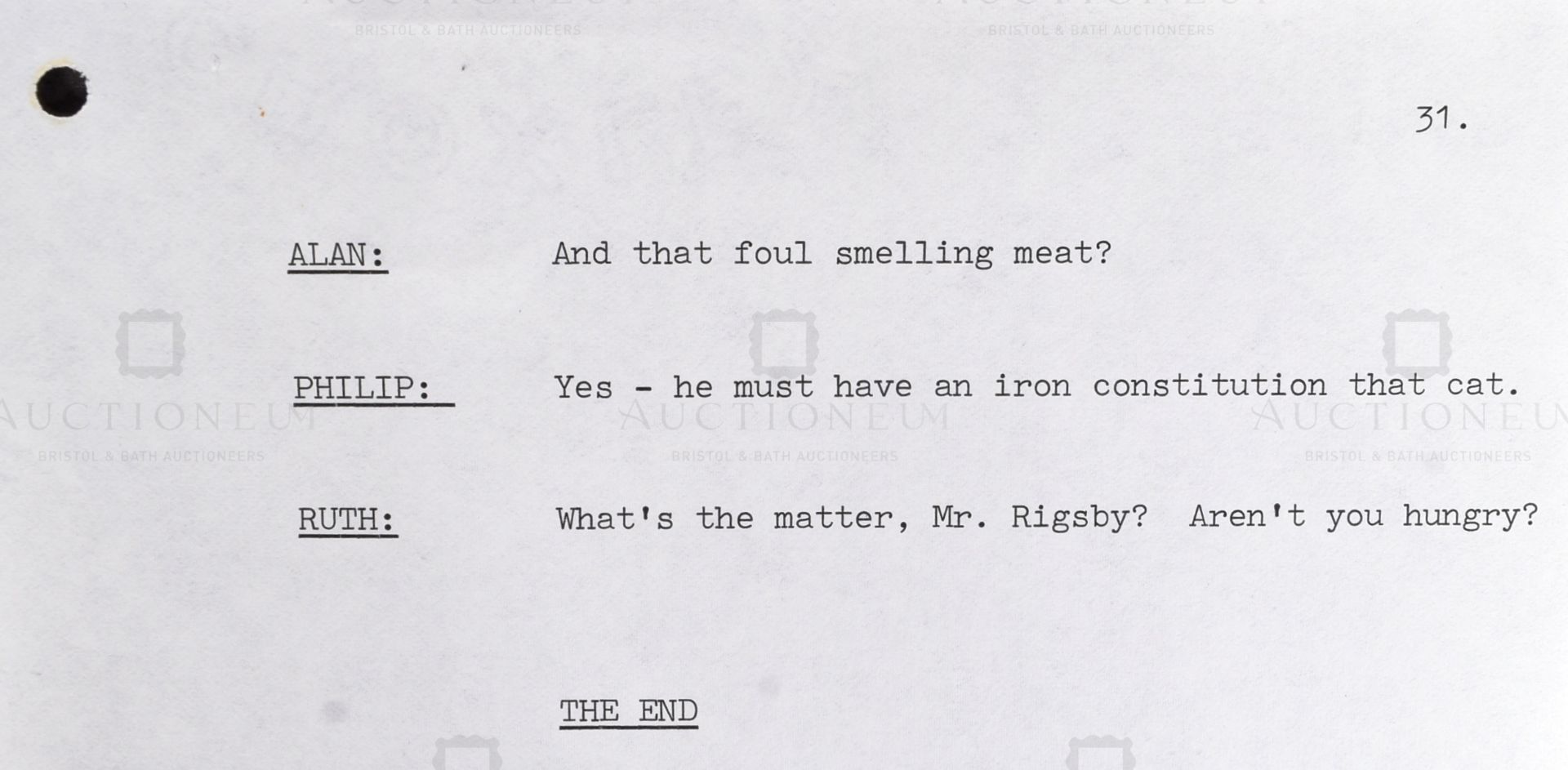 RISING DAMP (YORKSHIRE TV SITCOM 1974-1978) - ORIGINAL SCRIPT - Image 5 of 5