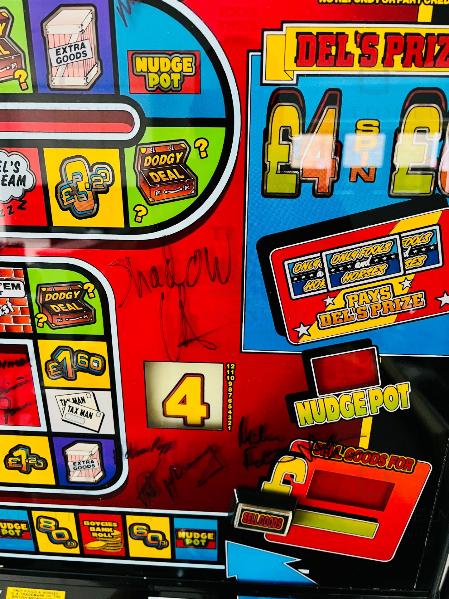 ONLY FOOLS & HORSES - SCARCE 'DEL'S MILLIONS' FRUIT MACHINE - SIGNED - Image 9 of 18