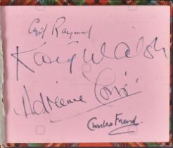 1950S AUTOGRAPH ALBUM - EALING COMEDY, JAMES BOND INTEREST