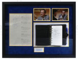 ONLY FOOLS & HORSES - JOLLY BOYS OUTING ORIGINAL SCRIPT PAGE DISPLAY