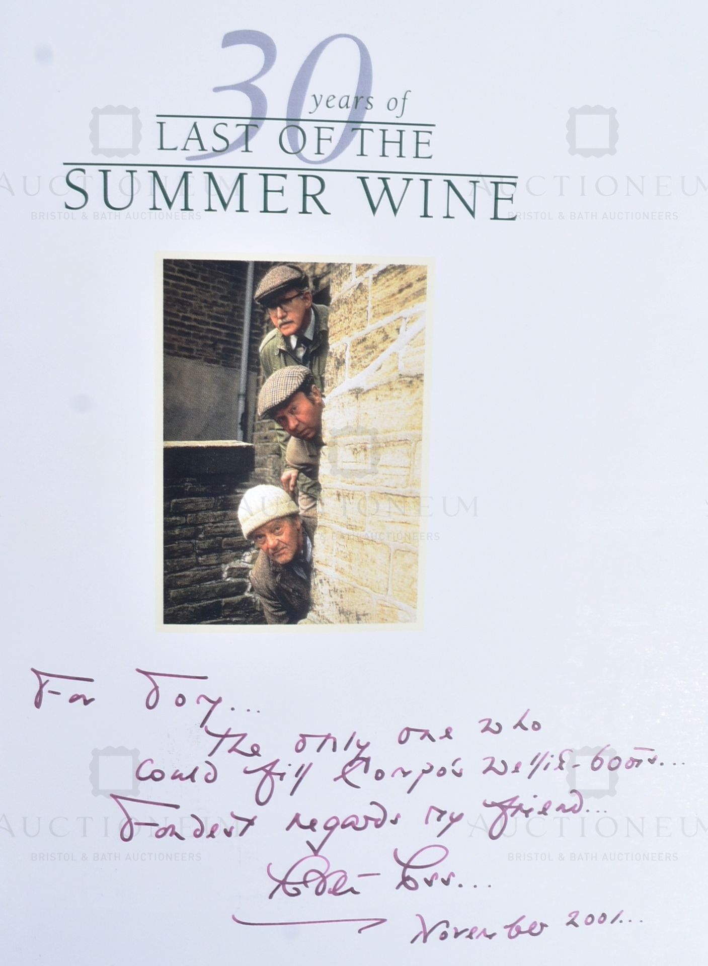 FROM THE ESTATES OF BILL & TOM OWEN - LAST OF THE SUMMER WINE - Image 8 of 8