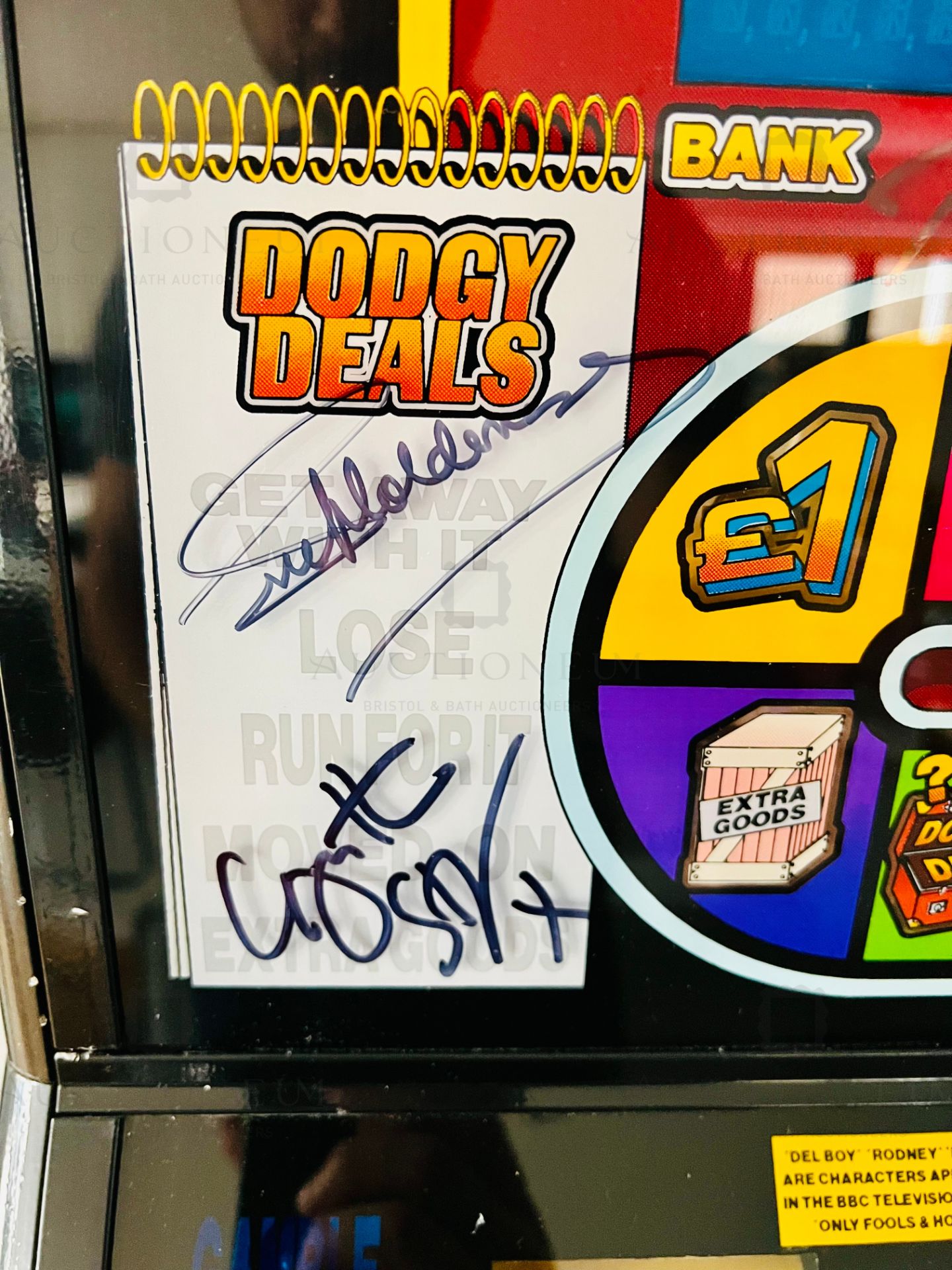 ONLY FOOLS & HORSES - SCARCE 'DEL'S MILLIONS' FRUIT MACHINE - SIGNED - Image 8 of 18