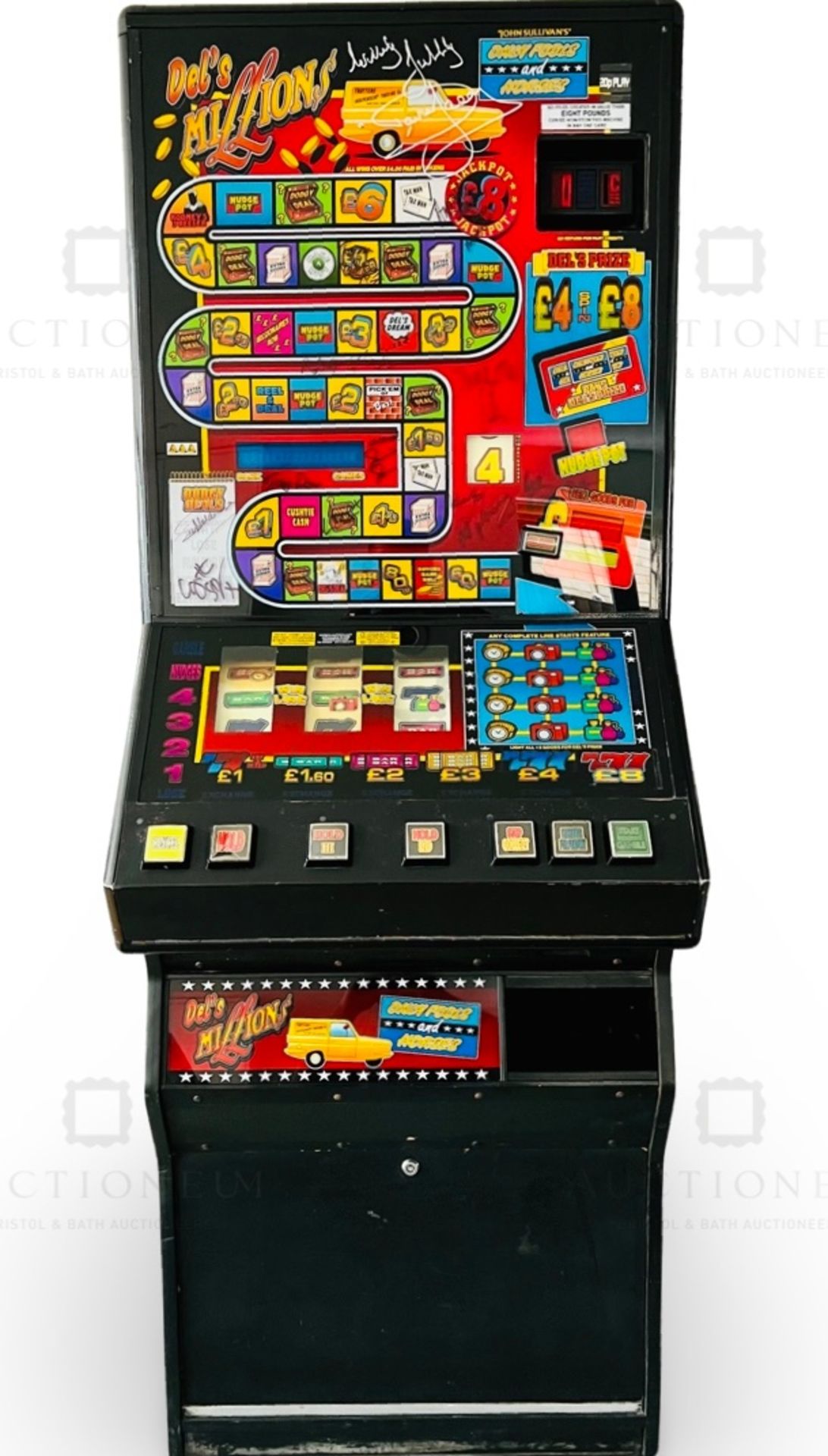 ONLY FOOLS & HORSES - SCARCE 'DEL'S MILLIONS' FRUIT MACHINE - SIGNED - Image 13 of 18