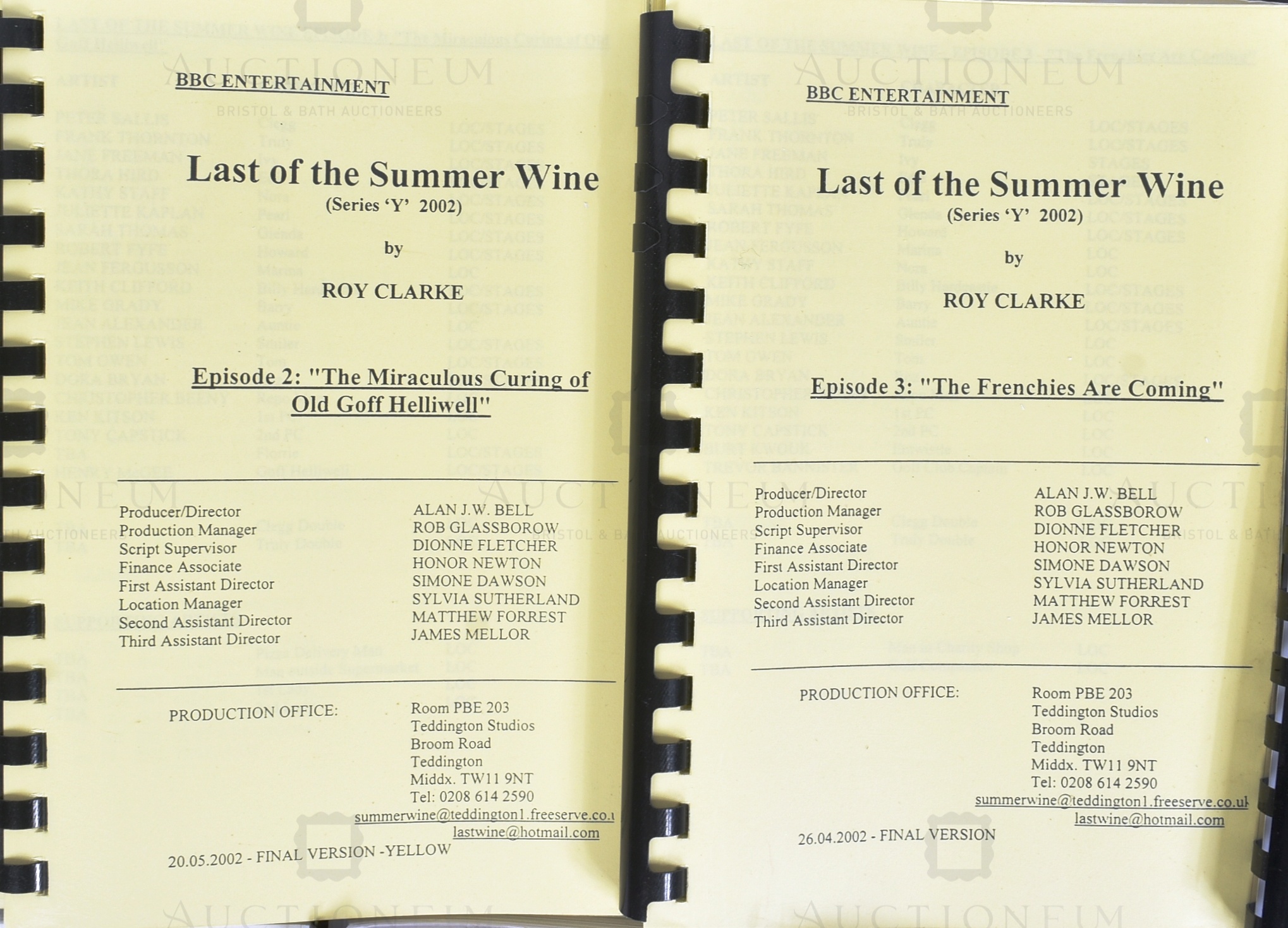 FROM THE ESTATES OF BILL & TOM OWEN - LAST OF THE SUMMER WINE - Image 2 of 5