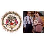 ONLY FOOLS & HORSES - DEL BOY'S CHARLES & DIANA PLATE - SIGNED