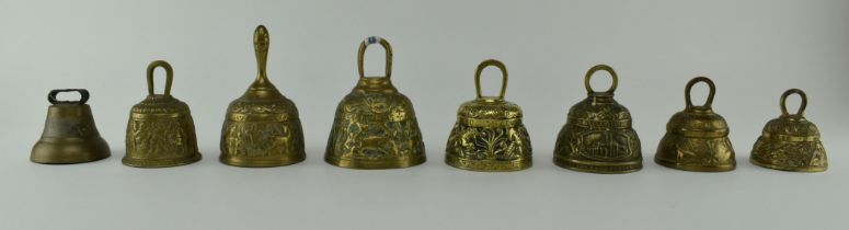 GROUP OF 19TH CENTURY AND LATER ECCLESIASTICAL BELLS