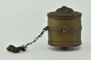 EARLY 20TH CENTURY COPPER/BRASS TIBETAN BUDDHIST PRAYER POT