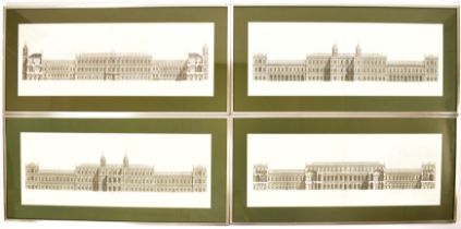 INIGO JONES - SET OF 18TH CENTURY ARCHITECTURAL ENGRAVINGS