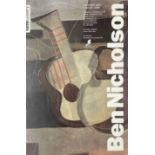 BEN NICHOLSON - TATE GALLERY 1993 ART EXHIBITION POSTER