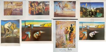 SALVADOR DALI - A COLLECTION OF 8 POSTERS