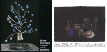 LOUISE BOURGEOIS & JIM DINE - TWO OFFSET LITHOGRAPH POSTERS