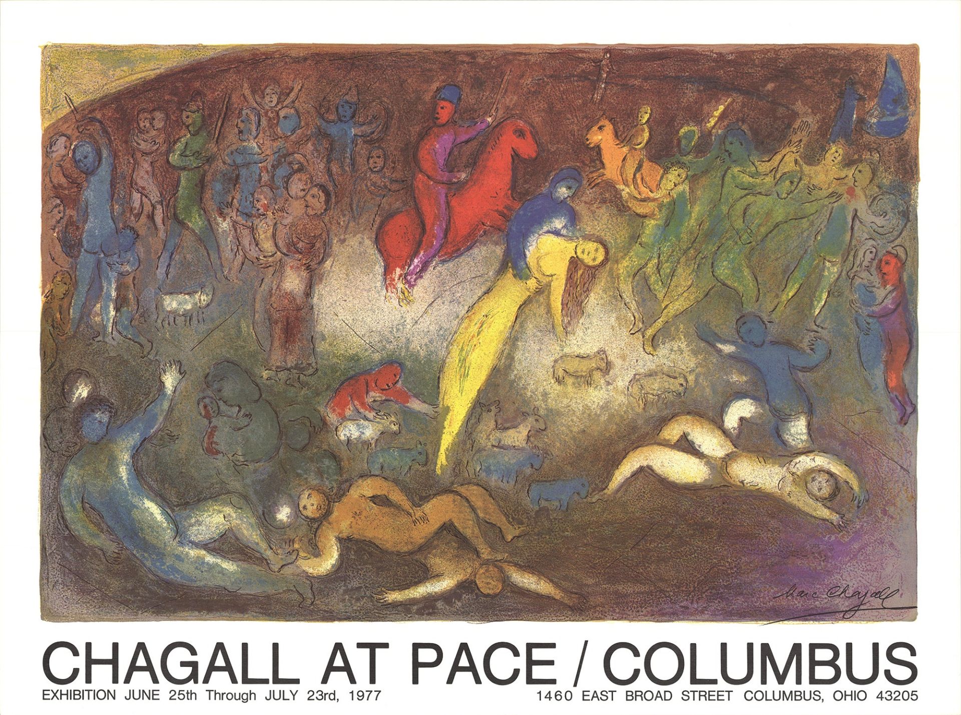 MARC CHAGALL - TWO LIMITED EDITION EXHIBITION POSTERS - Image 3 of 3