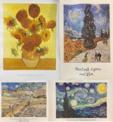 VINCENT VAN GOGH - FOUR VINTAGE MUSEUM POSTERS