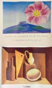 CARRA & O'KEEFFE - TWO VINTAGE ART OFFSET LITHOGRAPH POSTERS