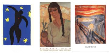 THREE ICONIC 20TH CENTURY MODERN ART LITHOGRAPH POSTERS