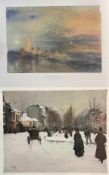 NORBERT GOENEUTTE & JMW TURNER -2 TATE GALLERY PRINTS