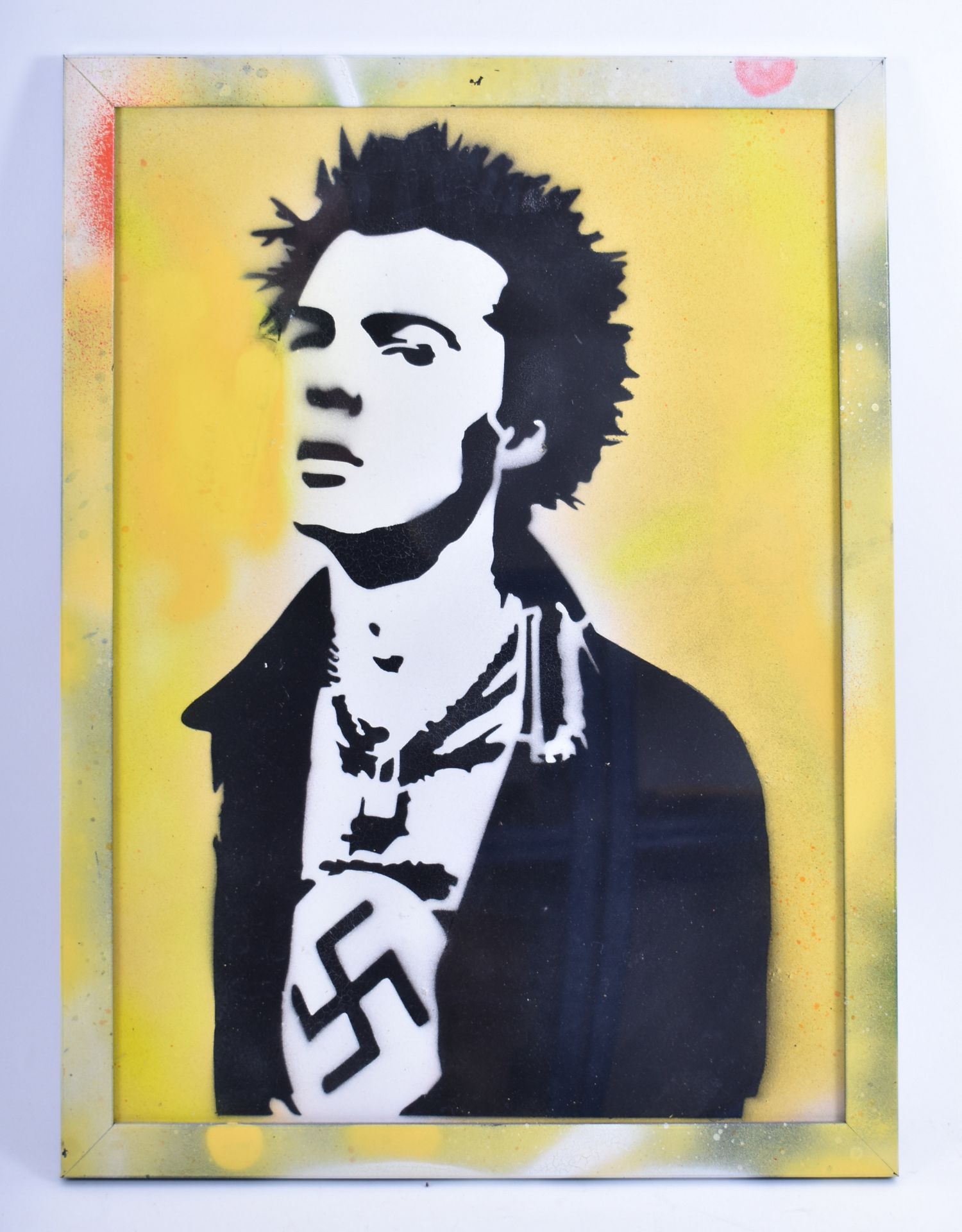 DAVID HUDSON - A COLLECTION OF 4 STENCIL SPRAY PAINTINGS - Image 8 of 13