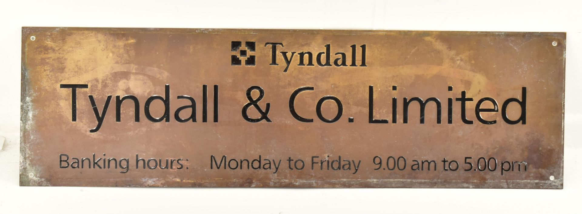TYNDALL & CO. LIMITED - PAIR OF METAL STREET SIGNS - Image 6 of 9