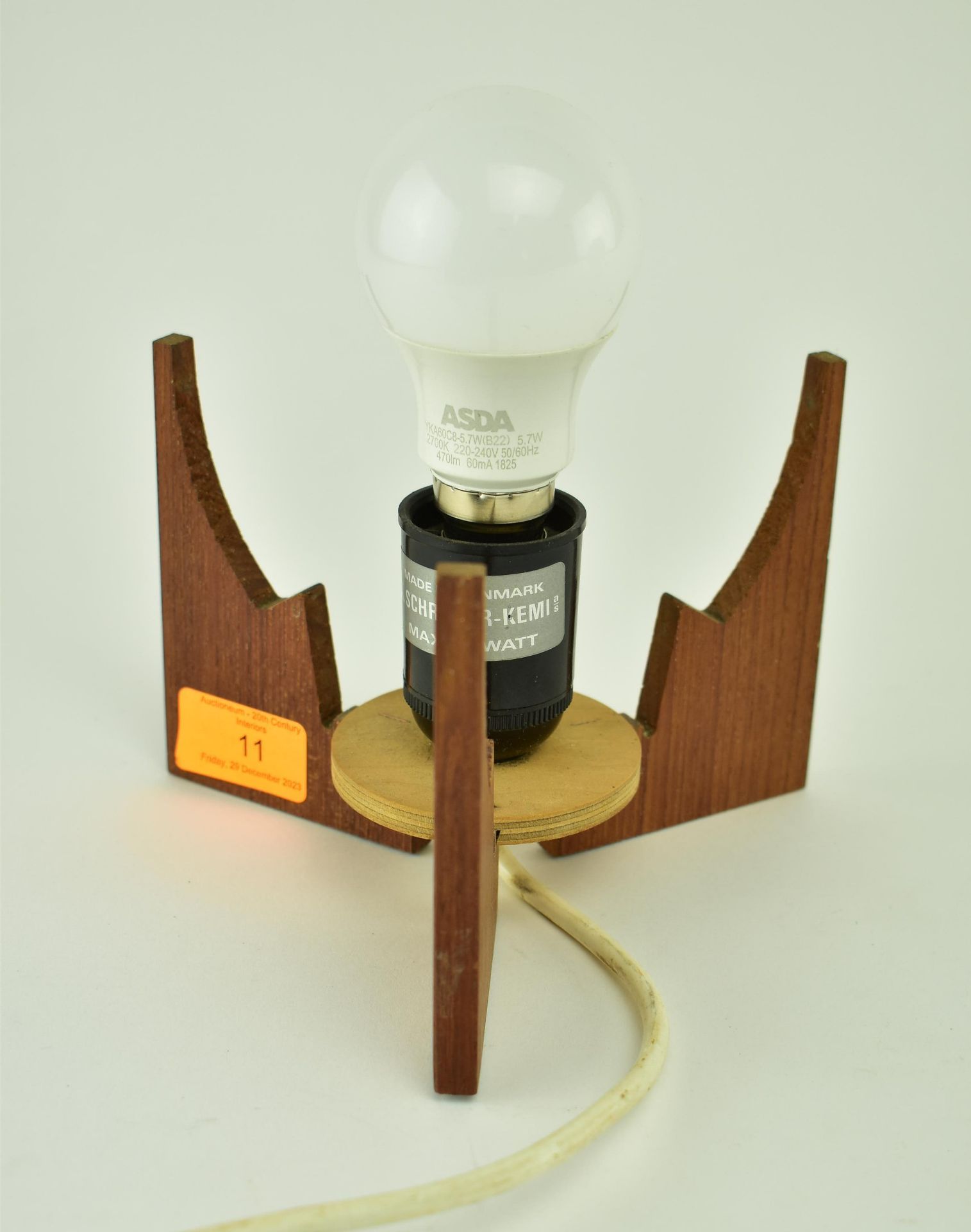 ASK LIGHTING - MID CENTURY DANISH DESIGN MUSHROOM LAMP - Image 4 of 6