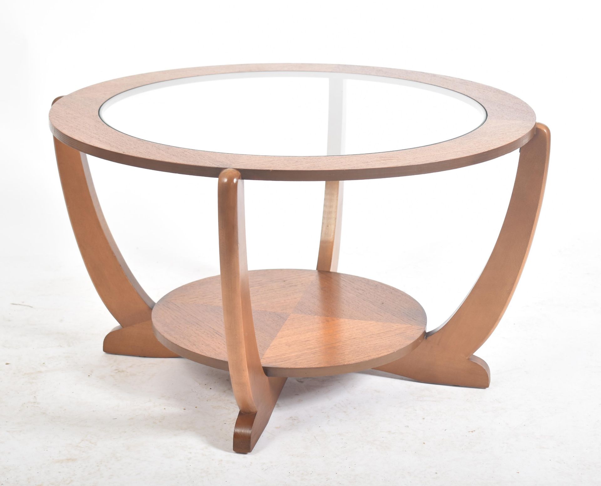 MID CENTURY ART DECO INFLUENCED TEAK COFFEE TABLE - Bild 2 aus 5