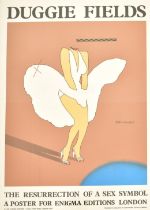 DUGGIE FIELDS - RESURRECTION OF A SEX SYMBOL POSTER