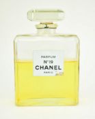 CHANEL NO 19 - VINTAGE FACTICE ADVERTISING PERFUME BOTTLE