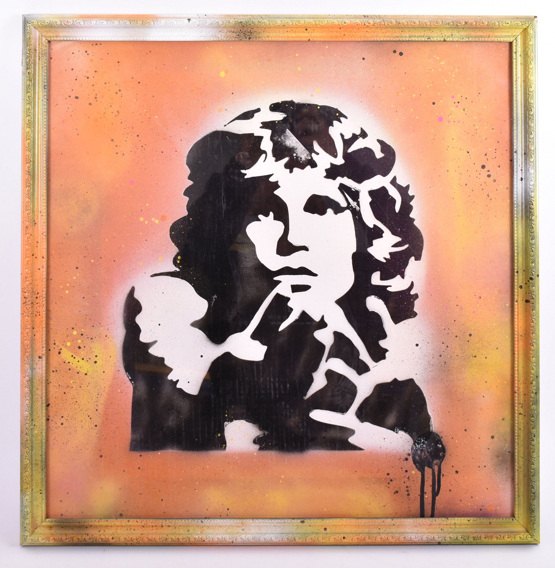 DAVID HUDSON - A COLLECTION OF 4 STENCIL SPRAY PAINTINGS - Image 3 of 13