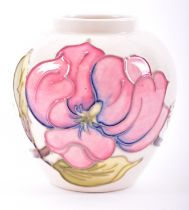 MOORCROFT POTTERY - MAGNOLIA VASE PRESENTED IN BOX