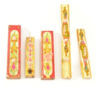 HOOPLA - SELECTION OF VINTAGE HAND PAINTED UPRIGHTS