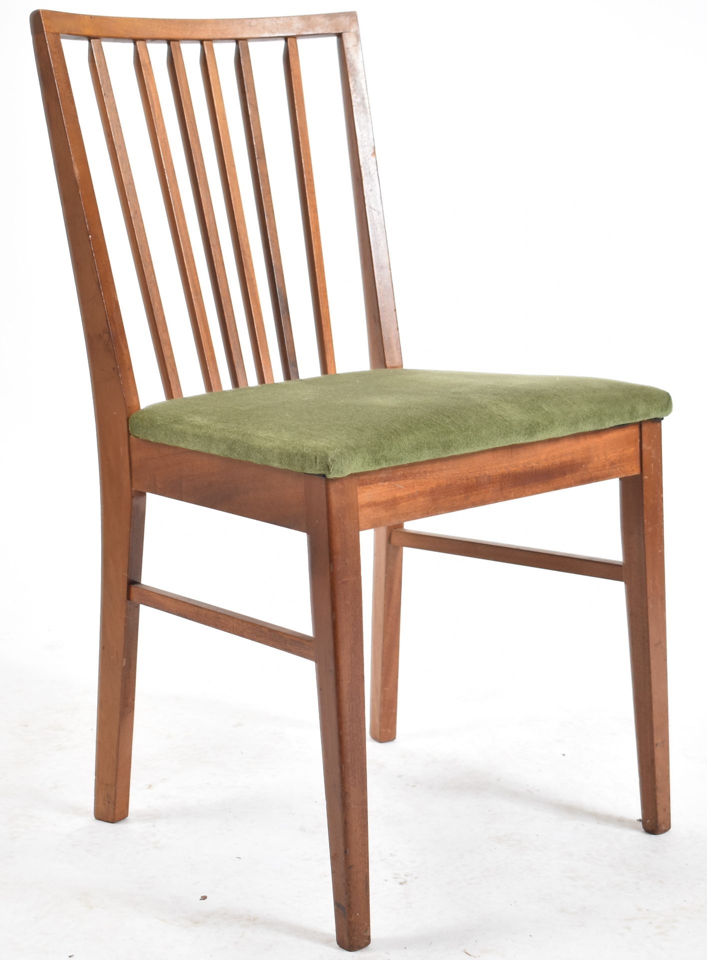 PETER HAYWARD - VANSON - FOUR RETRO TEAK DINING CHAIRS - Image 3 of 5