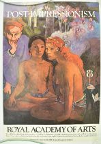 PAUL GAUGUIN - POST-IMPRESSIONISM 1980 EXHIBITION POSTER