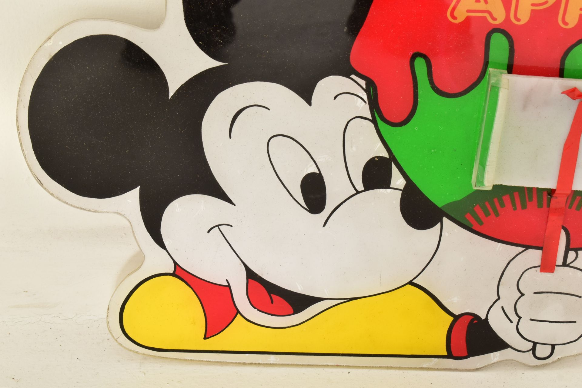 MICKEY MOUSE - TOFFEE APPLES - FAIRGROUND ACRYLIC SIGN - Image 3 of 4