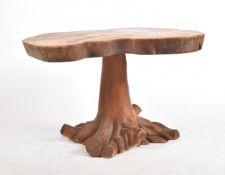 20TH CENTURY JAVA WOOD TREE ROOT SIDE OCCASIONAL TABLE