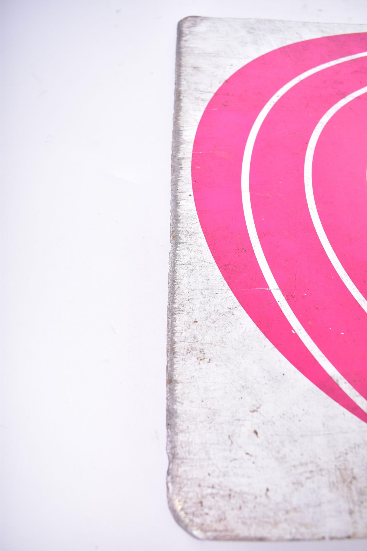 PINK PARAFFIN - ENAMELLED ADVERTISING DOUBLE SIDED SIGN - Image 3 of 4