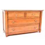 ROCHE BOBOIS - SORGUES - FRUITWOOD TWO OVER TWO COMMODE