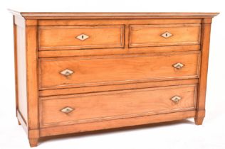 ROCHE BOBOIS - SORGUES - FRUITWOOD TWO OVER TWO COMMODE