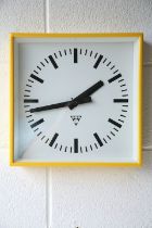 PRAGOTRON - VINTAGE 1970s CZECH INDUSTRIAL WALL CLOCK