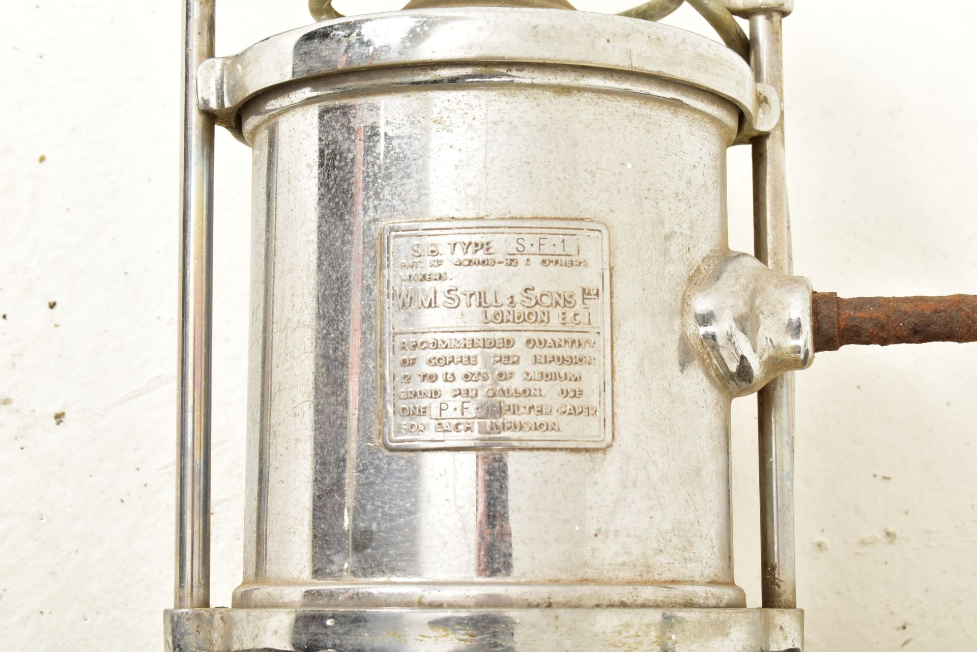 W. M. STILL & SONS - TYPE S.F. 1 - VINTAGE SOLID BRASS COFFEE MAKER - Image 2 of 8