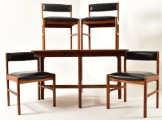MCINTOSH & CO. - TEAK DINING TABLE AND FOUR CHAIRS